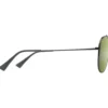 Occhiali da sole Maui Jim Hauoli XL Ruthénium Foncé Brillant Maui HT MauiPure