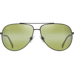 Occhiali da sole Maui Jim Hauoli XL Ruthénium Foncé Brillant Maui HT MauiPure