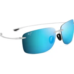 Occhiali da sole Maui Jim Hema Cristal Mat Maui Pure Lt Bleu Hawaï