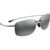 Occhiali da sole Maui Jim Hema Gloss Black Maui Pure Lt Bi-gradient Grey