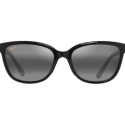Occhiali da sole Maui Jim Honi Noir Brillant Neutral Grey Minéral Superthin