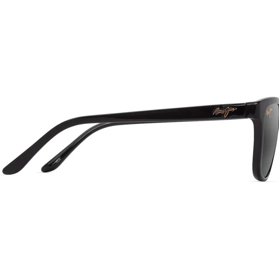 Occhiali da sole Maui Jim Honi Noir Brillant Neutral Grey Minéral Superthin