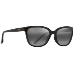 Occhiali da sole Maui Jim Honi Noir Brillant Neutral Grey Minéral Superthin