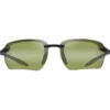 Occhiali da sole Maui Jim Hookipa Ultra G Asian Fit Matte Black Maui Ht MauiUltra