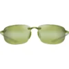 Occhiali da sole Maui Jim Hookipa Shiny Transparent Light Green Maui Ht MauiPure