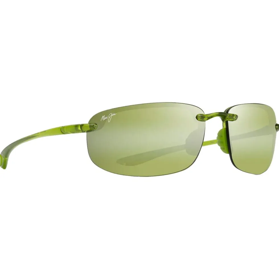 Occhiali da sole Maui Jim Hookipa Shiny Transparent Light Green Maui Ht MauiPure