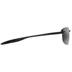 Occhiali da sole Maui Jim Hookipa Ultra Asian Fit Matte Black Neutral Grey MauiUltra
