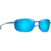 Occhiali da sole Maui Jim Hookipa Ultra Metal Matte Blue Blue Hawaii MauiUltra