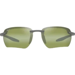 Occhiali da sole Maui Jim Hookipa Ultra G Metal Matte Grey Ht Green Photochromic MauiUltra