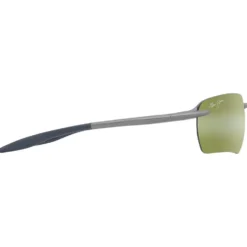 Occhiali da sole Maui Jim Hookipa Ultra G Metal Matte Grey Ht Green Photochromic MauiUltra