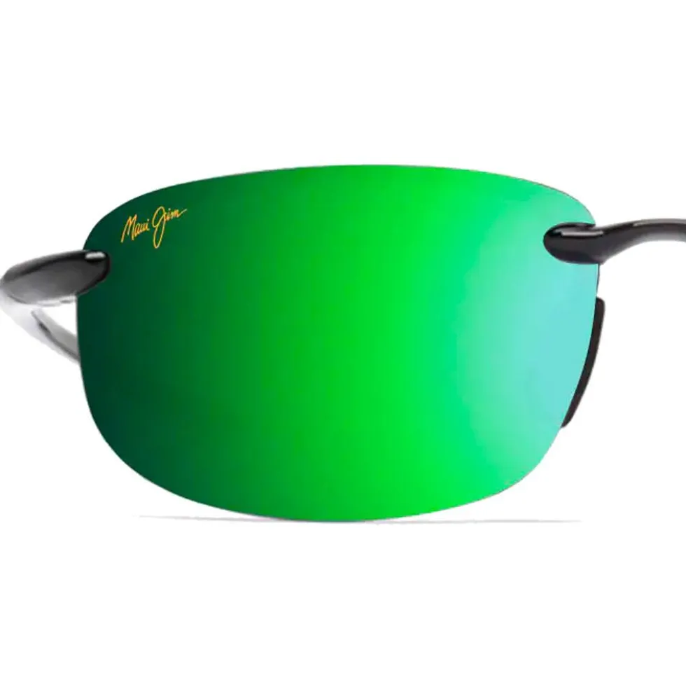 Occhiali da sole Maui Jim Hookipa Noir Brilliant MauiGreen MauiBrilliant