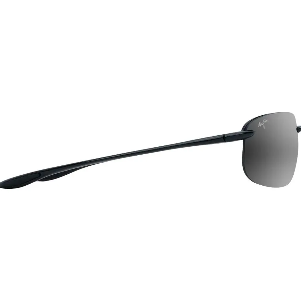 Occhiali da sole Maui Jim Ho'okipa Xlarge Noir Brillant Neutral Grey MauiPure