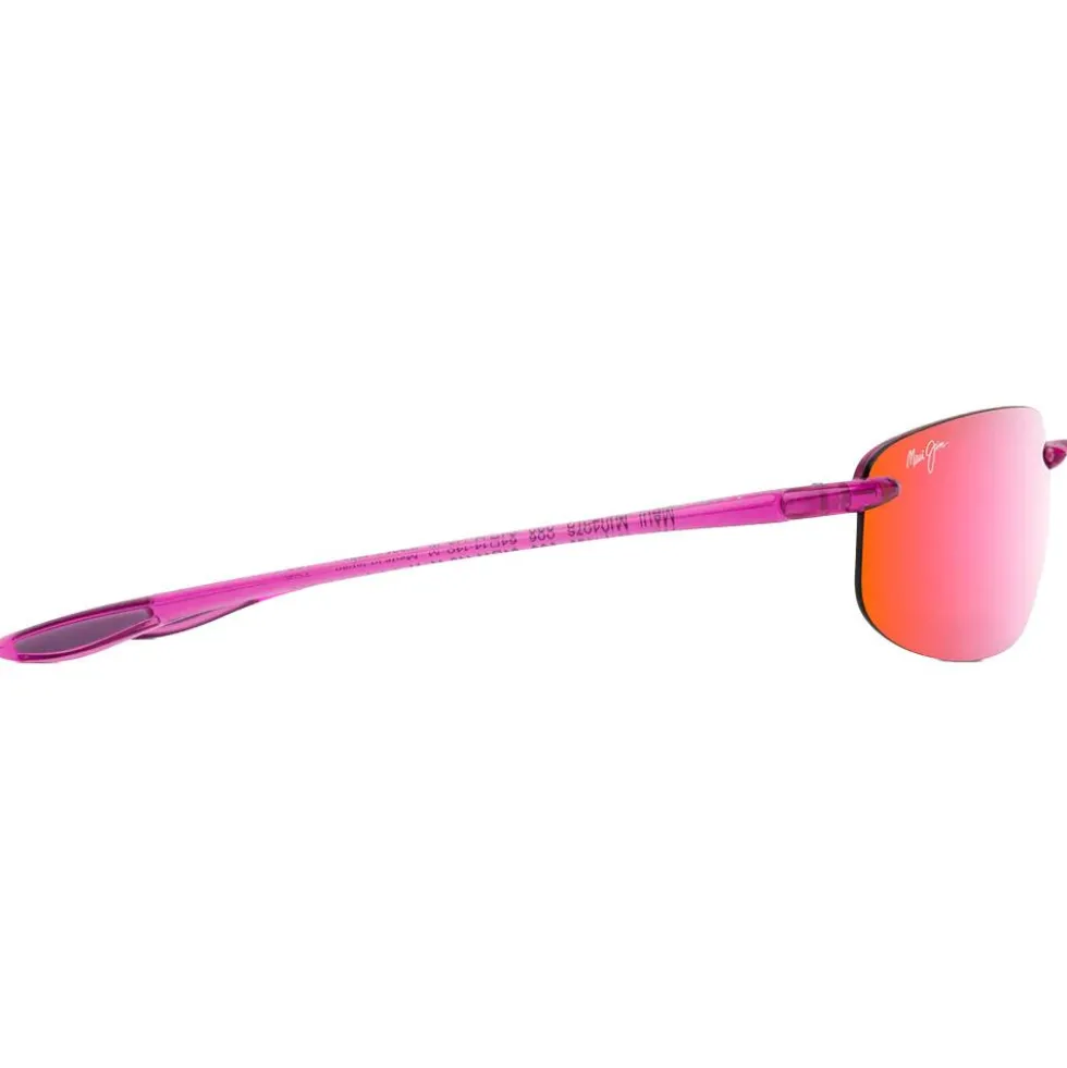 Occhiali da sole Maui Jim Hookipa Shiny Trans Cyclamen Pink Maui Sunrise MauiPure