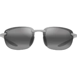 Occhiali da sole Maui Jim Hookipa Ultra Metal Matte Silver Neutral Grey MauiUltra