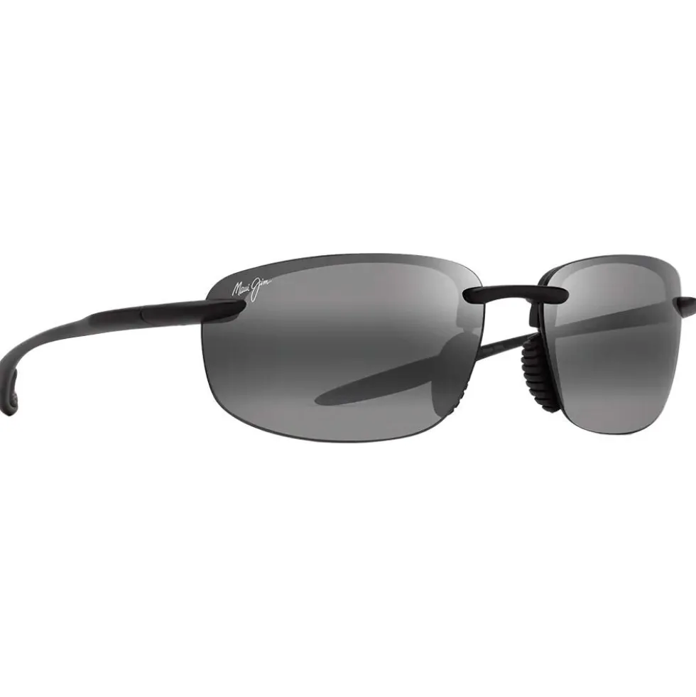 Occhiali da sole Maui Jim Hookipa Ultra Matte Black Neutral Grey MauiUltra