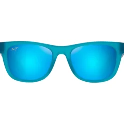Occhiali da sole Maui Jim Kaulike Matte Trans Blue Blue Hawaii MauiPure