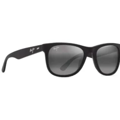 Occhiali da sole Maui Jim Kikonia Matte Black Neutral Grey Mineral Superthin