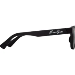 Occhiali da sole Maui Jim Kuniahi Asian Fit Matte Black Neutral Grey MauiPure