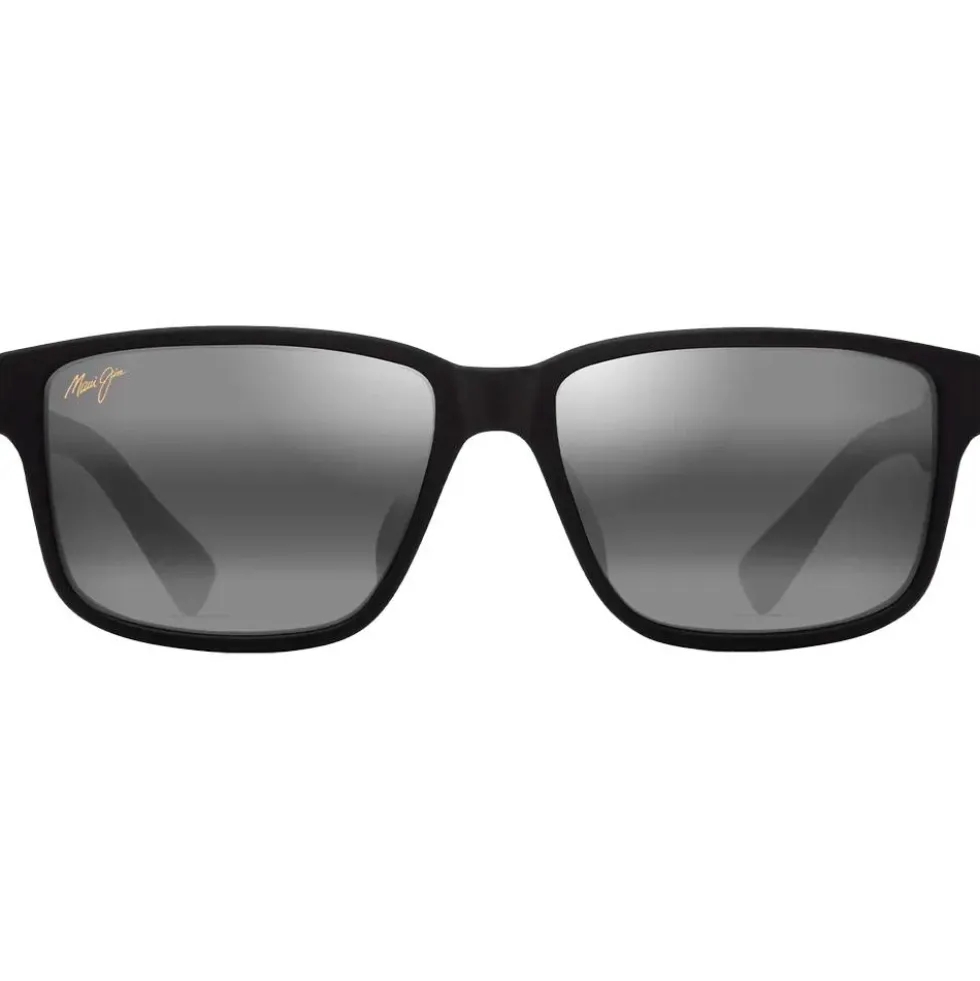 Occhiali da sole Maui Jim Kuniahi Asian Fit Matte Black Neutral Grey MauiPure