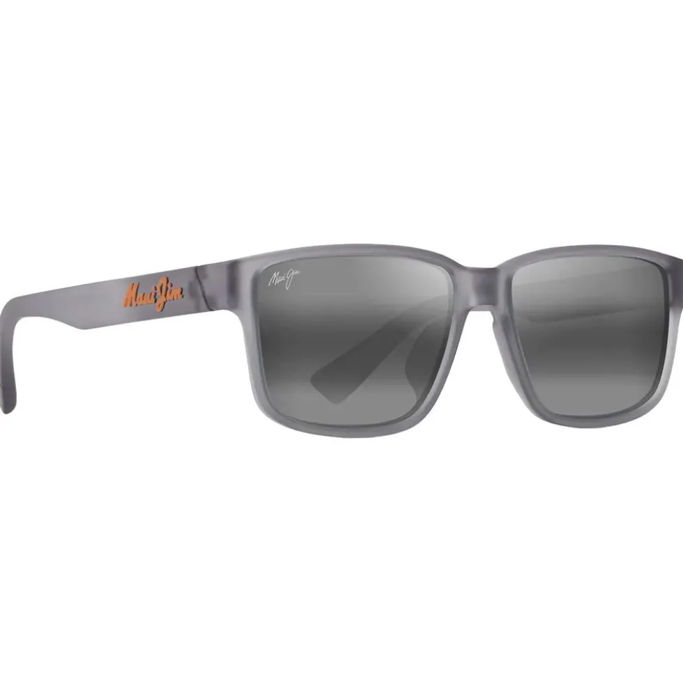 Occhiali da sole Maui Jim Kuniahi Asian Fit Matte Transparent Grey Neutral Grey MauiPure