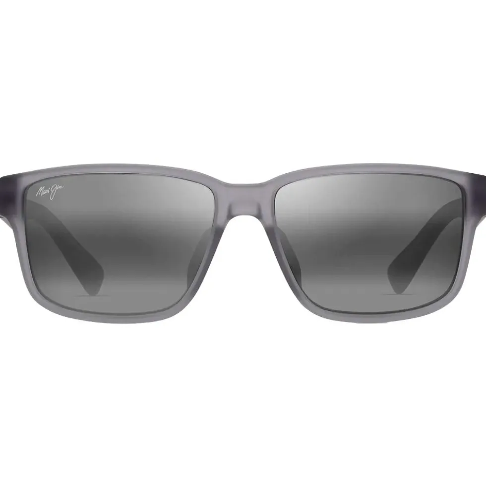 Occhiali da sole Maui Jim Kuniahi Asian Fit Matte Transparent Grey Neutral Grey MauiPure