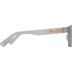 Occhiali da sole Maui Jim Kuniahi Asian Fit Matte Transparent Grey Neutral Grey MauiPure