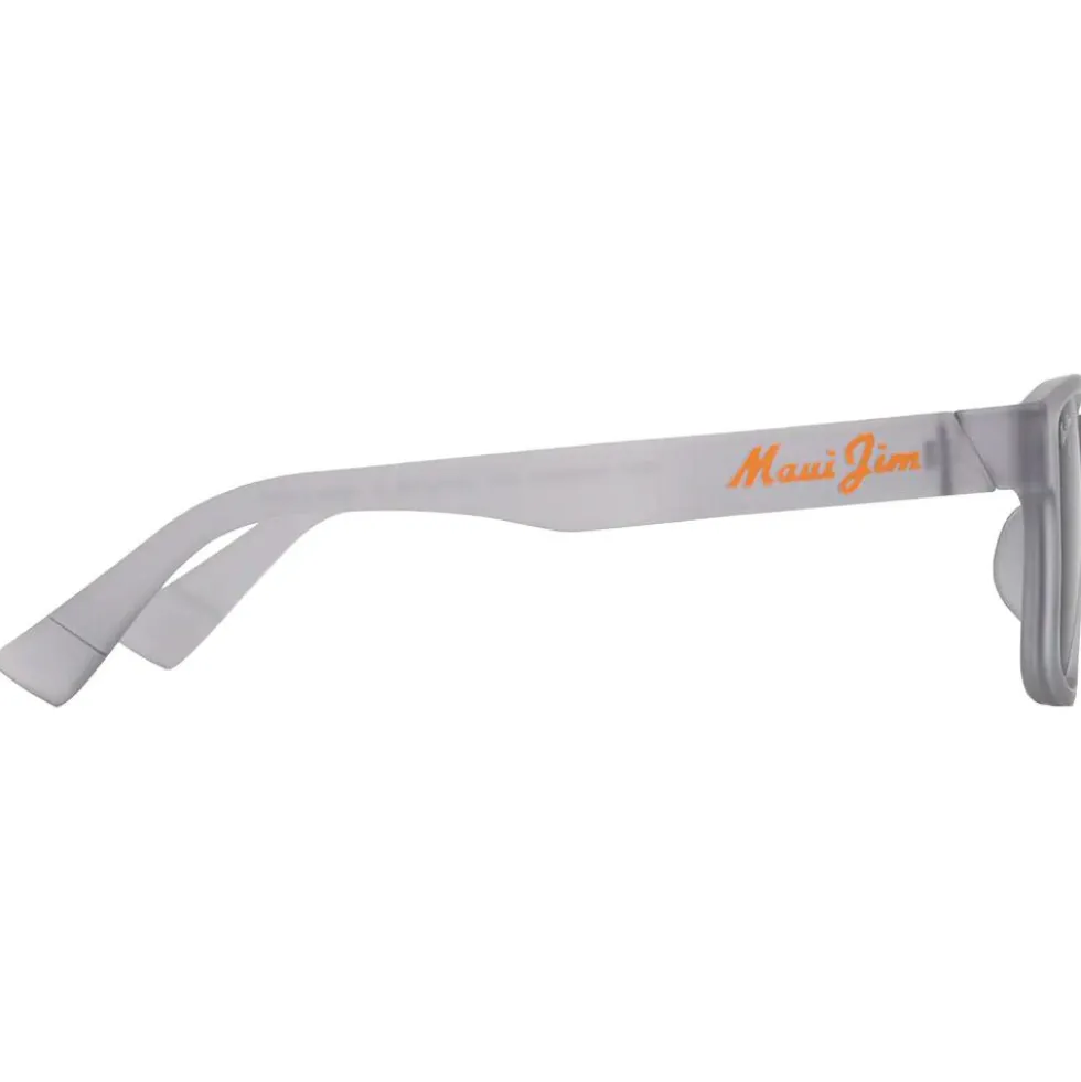 Occhiali da sole Maui Jim Kuniahi Asian Fit Matte Transparent Grey Neutral Grey MauiPure