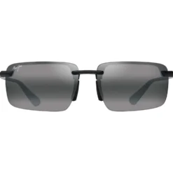 Occhiali da sole Maui Jim Laulima Noir Mat Neutral Grey MauiPure