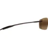 Occhiali da sole Maui Jim Lighthouse Noir Brillant Hcl Bronze MauiPure