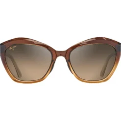 Occhiali da sole Maui Jim Lotus Chocolat Dégradé Bronze Hcl Minéral SuperThin