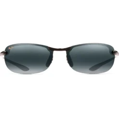 Occhiali da sole Maui Jim Makaha Noir Brillant Gris Neutre Polycarbonate Bidegrade