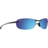 Occhiali da sole Maui Jim Makaha Noir Brillant Blue Hawaii