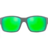 Occhiali da sole Maui Jim Mangroves Mat Foncé Gris Clair MauiGreen Mineral Superthin