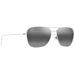 Occhiali da sole Maui Jim Naauao Argent Brillant Gris Neutre MauiPure