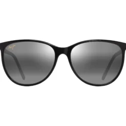 Occhiali da sole Maui Jim Ocean Noir Brillant Gris Neutre Minéral Superthin