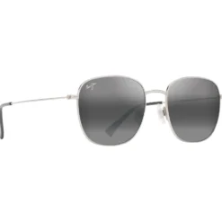Occhiali da sole Maui Jim Olali Asian Fit Argent Brillant Noir Gris Neutre MauiPure