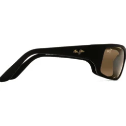 Occhiali da sole Maui Jim Peahi Noir Mat Caoutchouc Hcl Bronze Minéral Superthin