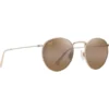 Occhiali da sole Maui Jim Pukaua Or Clair Brillant Orange Jaune Bronze HCL MauiPure