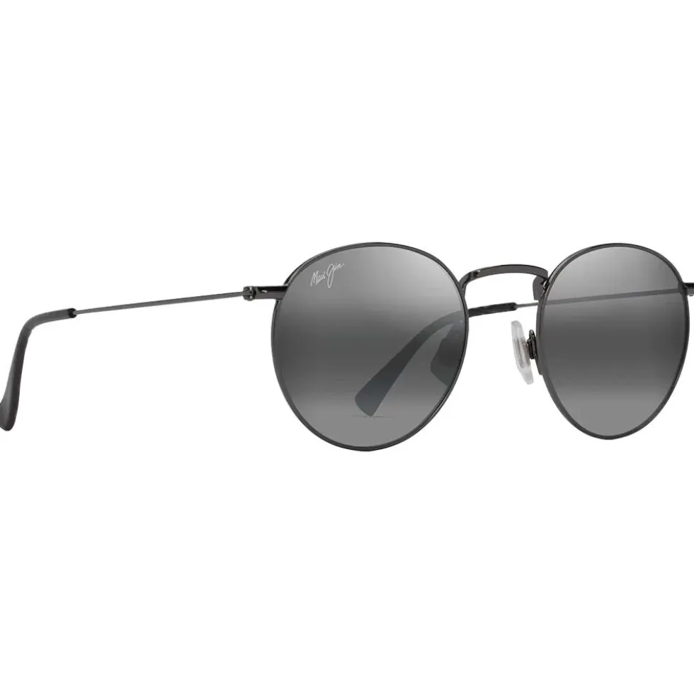 Occhiali da sole Maui Jim Pukaua Ruthénium Foncé Brillant Gris Neutre MauiPure
