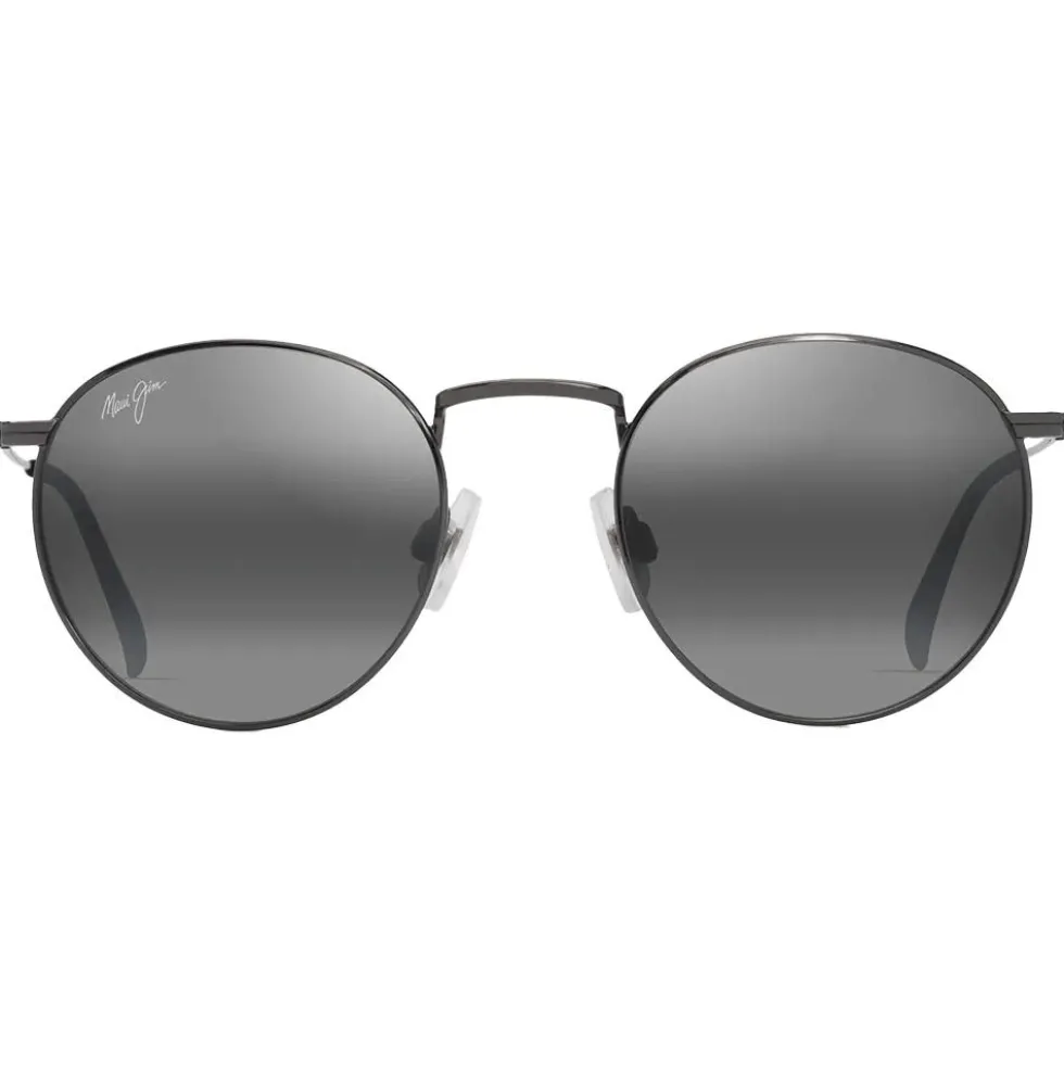 Occhiali da sole Maui Jim Pukaua Ruthénium Foncé Brillant Gris Neutre MauiPure