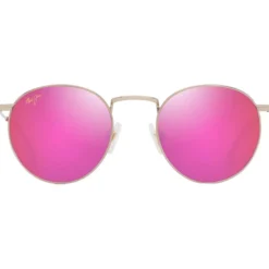 Occhiali da sole Maui Jim Pukaua Doré Clair Brillant Rose Jaune Maui Sunrise MauiPure