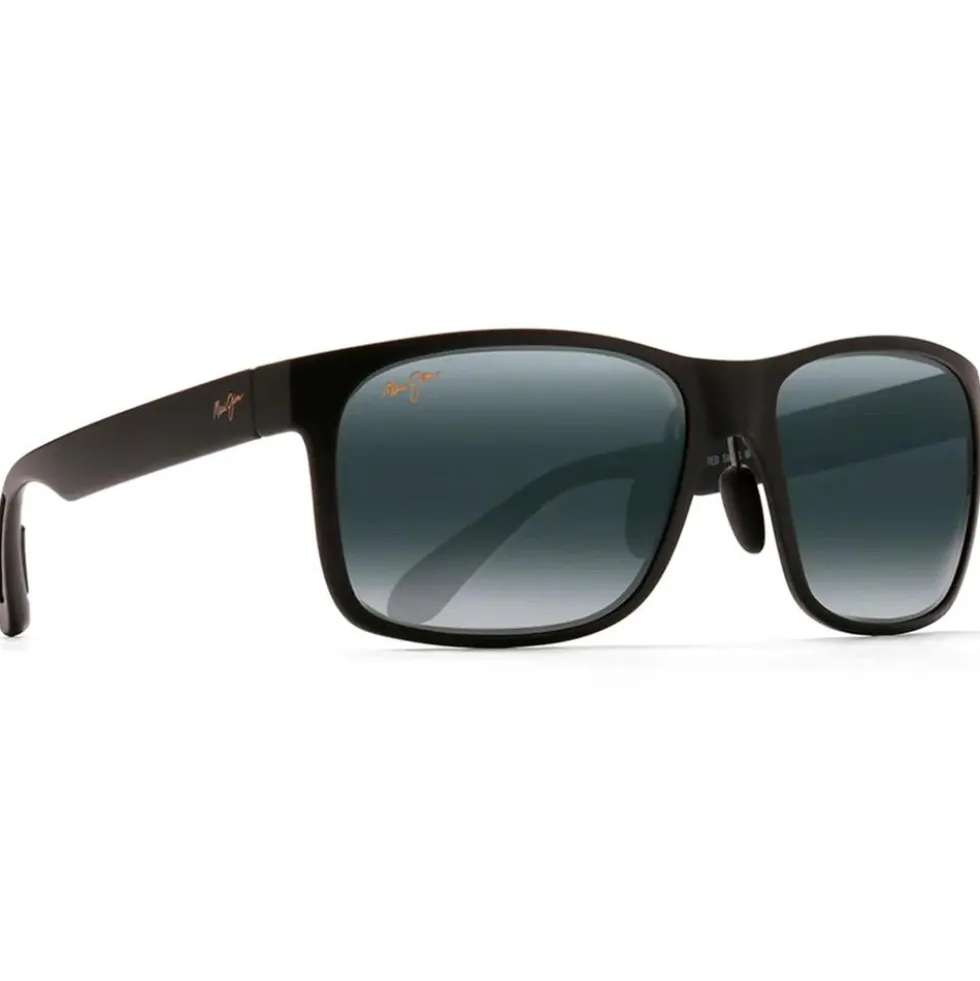 Occhiali da sole Maui Jim Red Sands Noir Matte Gris Neutre MauiPure