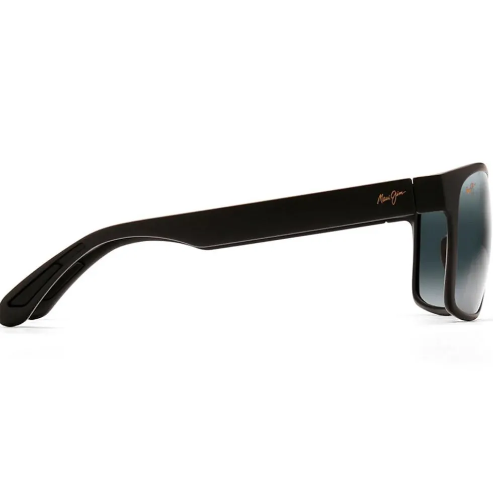 Occhiali da sole Maui Jim Red Sands Noir Matte Gris Neutre MauiPure
