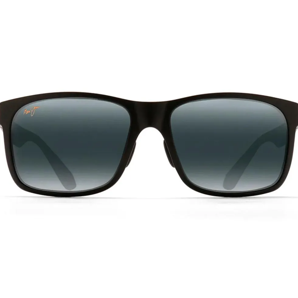 Occhiali da sole Maui Jim Red Sands Noir Matte Gris Neutre MauiPure