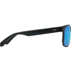 Occhiali da sole Maui Jim Red Sands Noir Mat Bleu Hawaï MauiPure