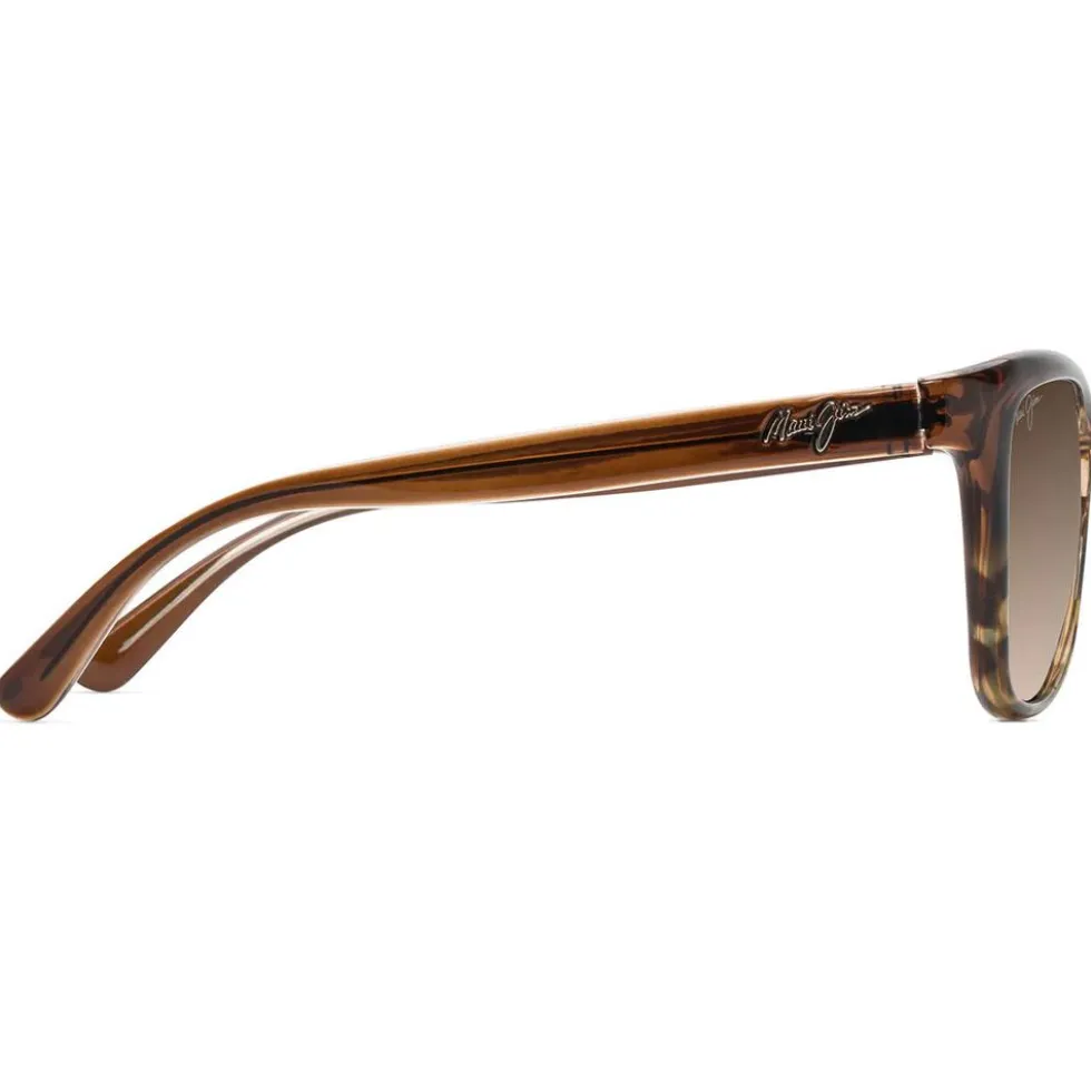 Occhiali da sole Maui Jim Starfish Chocolat Translucide Ecaille Bronze HCL Mineral SuperThin