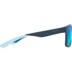 Occhiali da sole Maui Jim The Flats Bleu Marine Clair Blue Hawaii Mineral Superthin