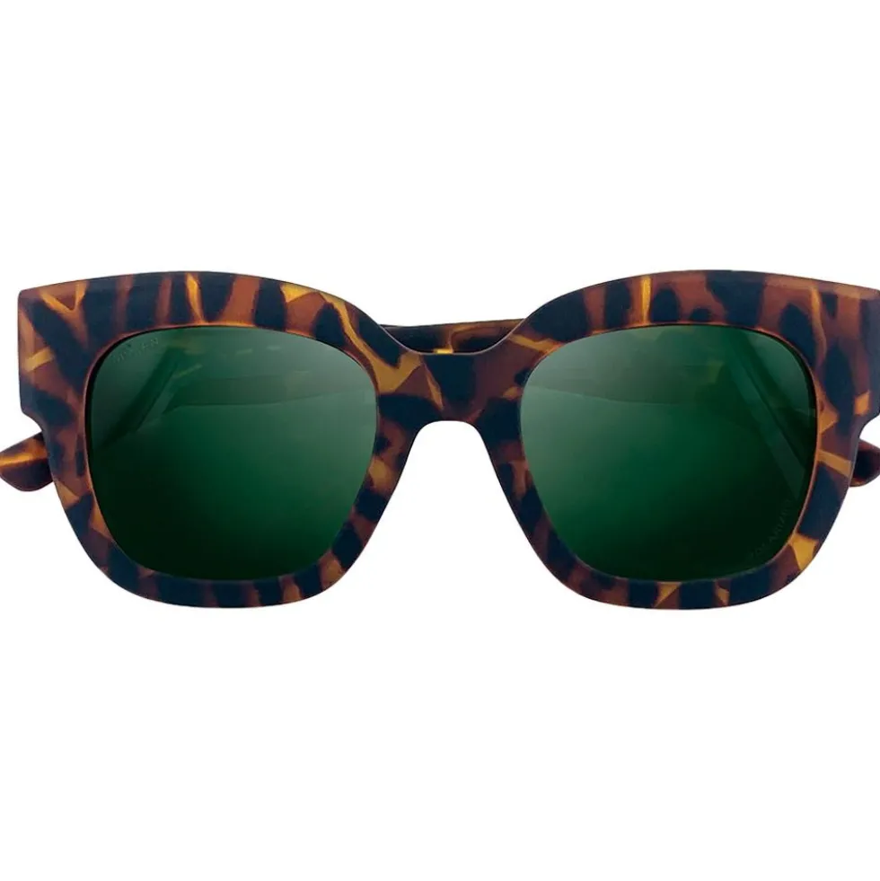 Occhiali da sole Moken Vision Monroe Tortoise Green Cat.3 Polarized