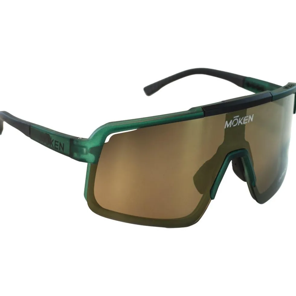 Occhiali da sole Moken Vision Kurtiss-Dh Kaki Copper Cat.3 Polarized + Clear Cat.0