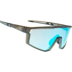 Occhiali da sole Mundaka Optic Akila Matte Crystal Smoke Cx Full Blue White Revo